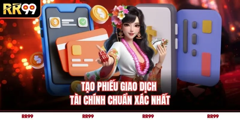 Tạo phiếu giao dịch tài chính chuẩn xác nhất